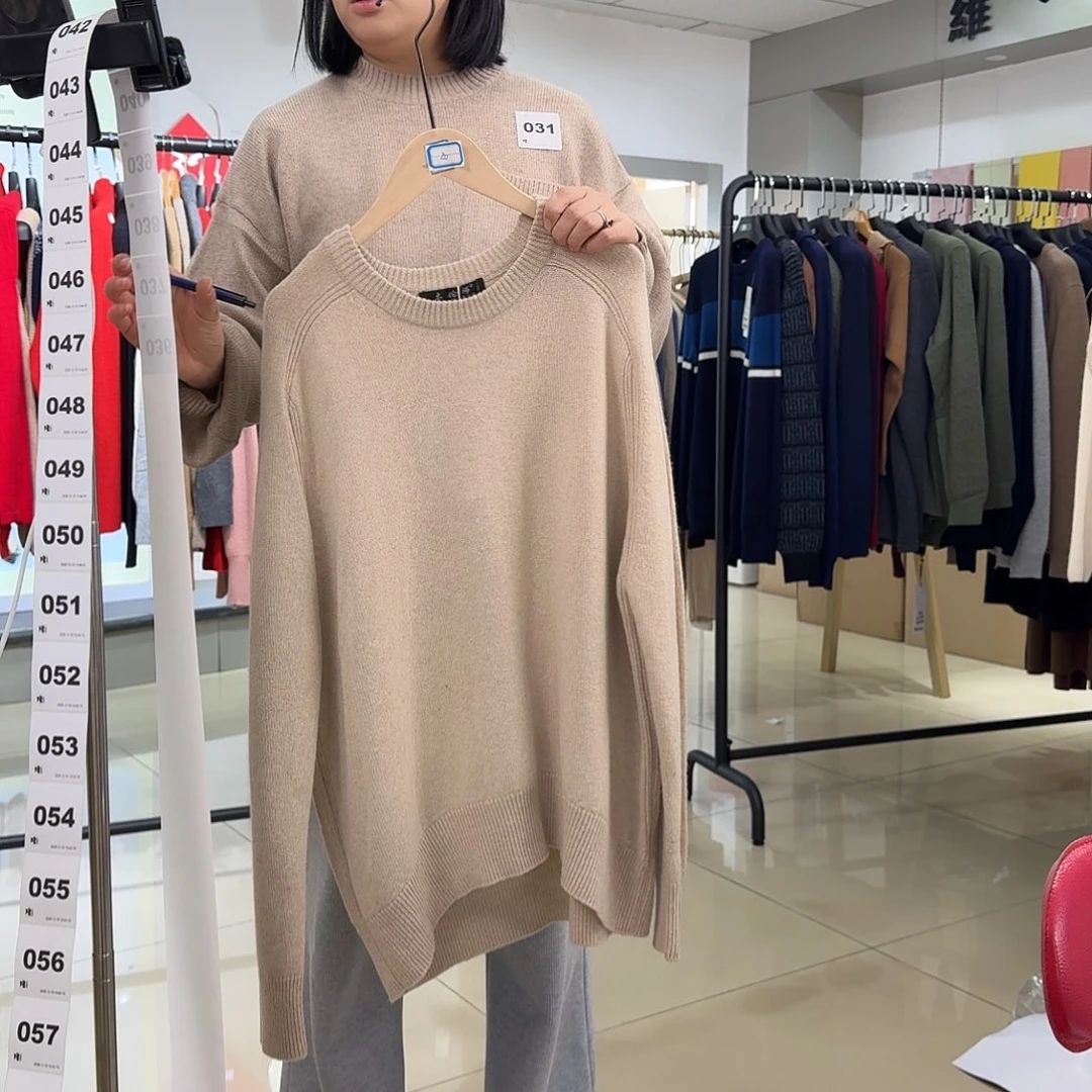 天****保暖羊绒衫红色S码天秤猫036