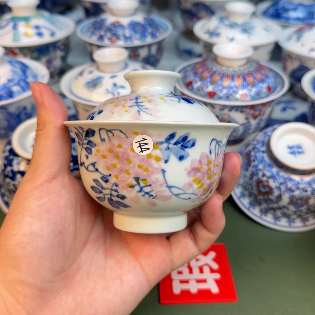 彦祖纯手工手绘茶具144