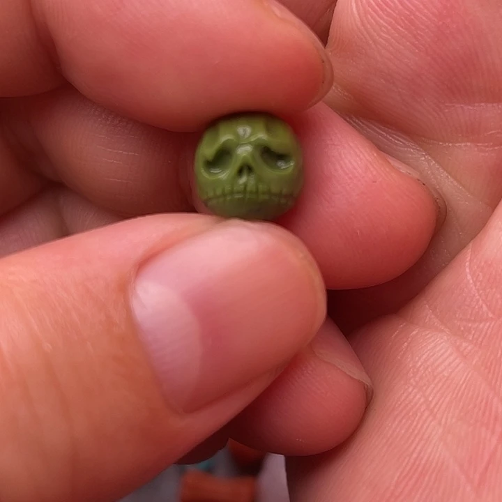 巍***未镶嵌骷髅玛瑙/玉髓