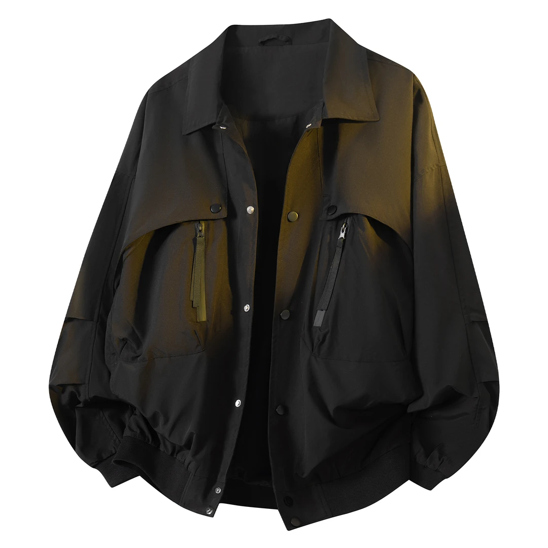 Cebrodz街头潮流工装夹克外套男款早秋时尚潮牌个性宽松痞帅外套