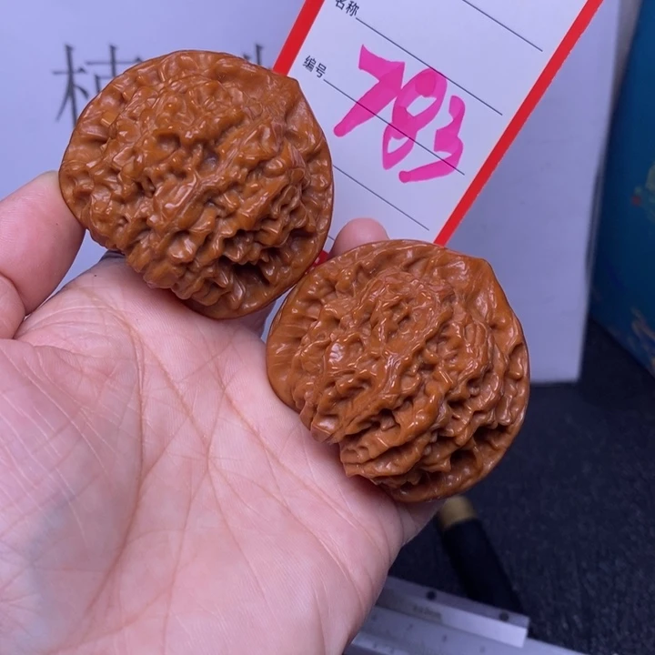 把件文玩核桃783，49官帽