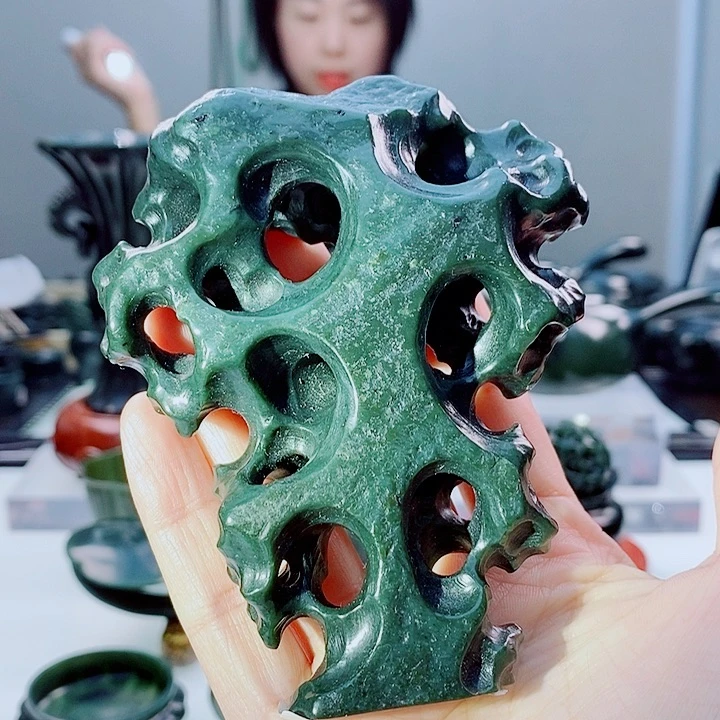 和田玉未镶嵌摆件