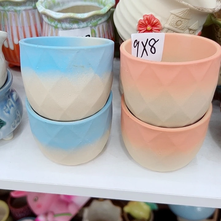 有孔，满10元发货多肉陶瓷花盆