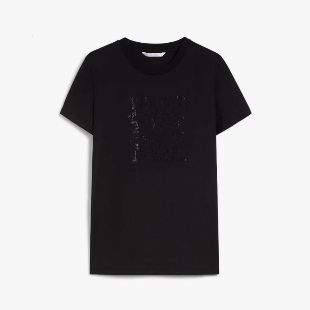 未使用 MaxMara 主线 25春夏新款 GIOVANE 女装Logo短袖T恤