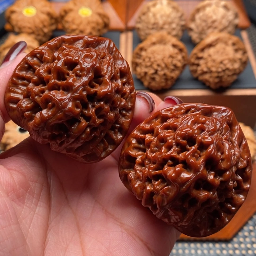 把件文玩核桃47尺帽子