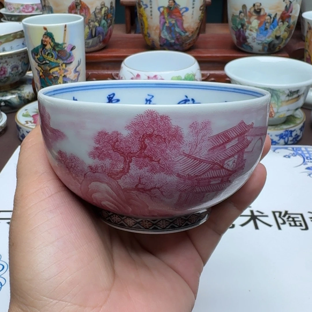 景德镇手工手绘展示