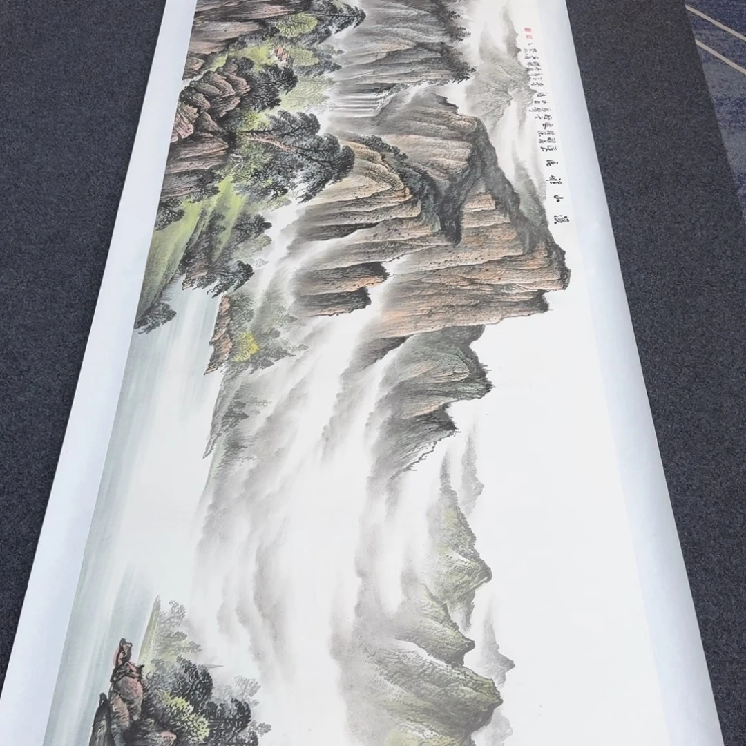 国画纯手绘山水花鸟作品