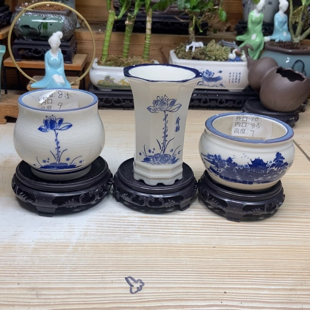 瓷片陶瓷花盆陶瓷艺术