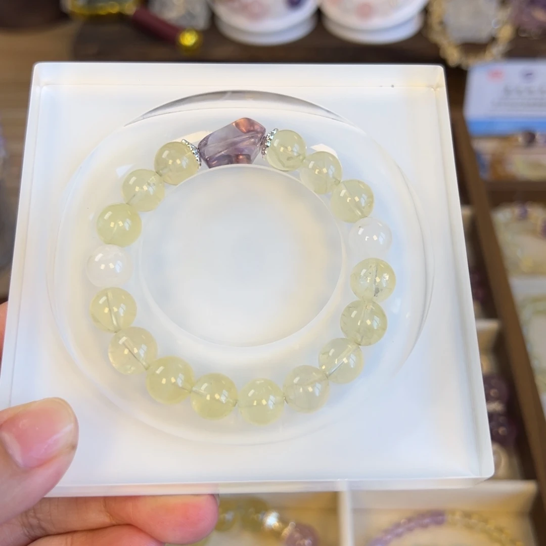 水晶手链未镶嵌可****鱼天然水晶