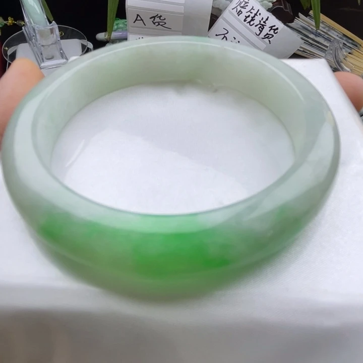 未镶嵌手链翡翠天然52