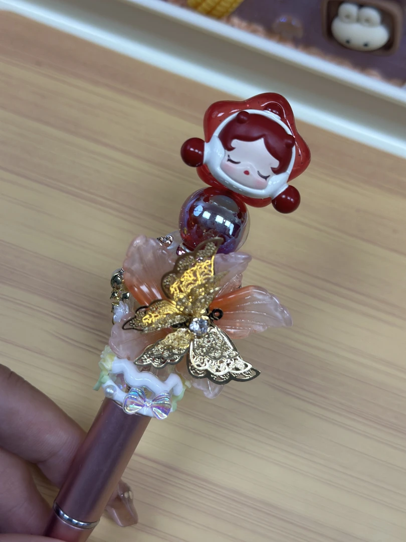 【开心姐直拍素笔】手工DIY萌粒创意圆珠笔