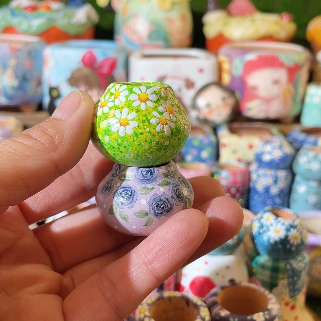 红陶@****士两个….拇指盆