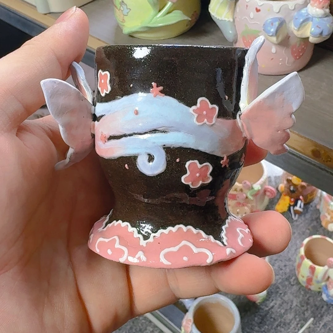 老梧家的手工陶瓷多肉花盆