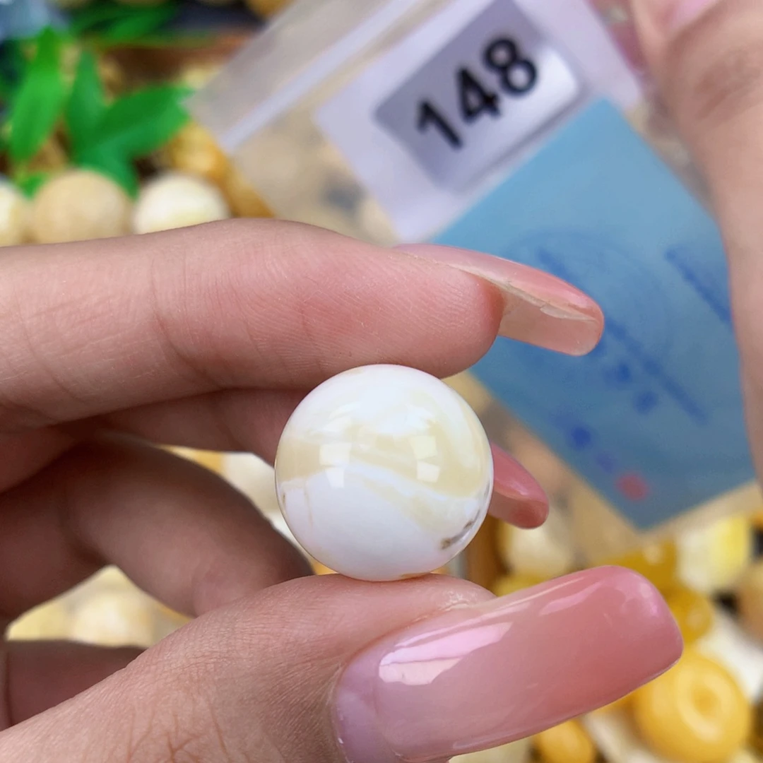 未镶嵌蜜蜡珠宝奇石16 粉