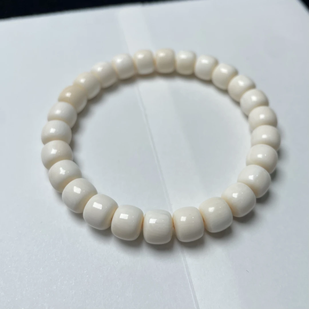 猛犸牙老型珠手串8mm KT24103001