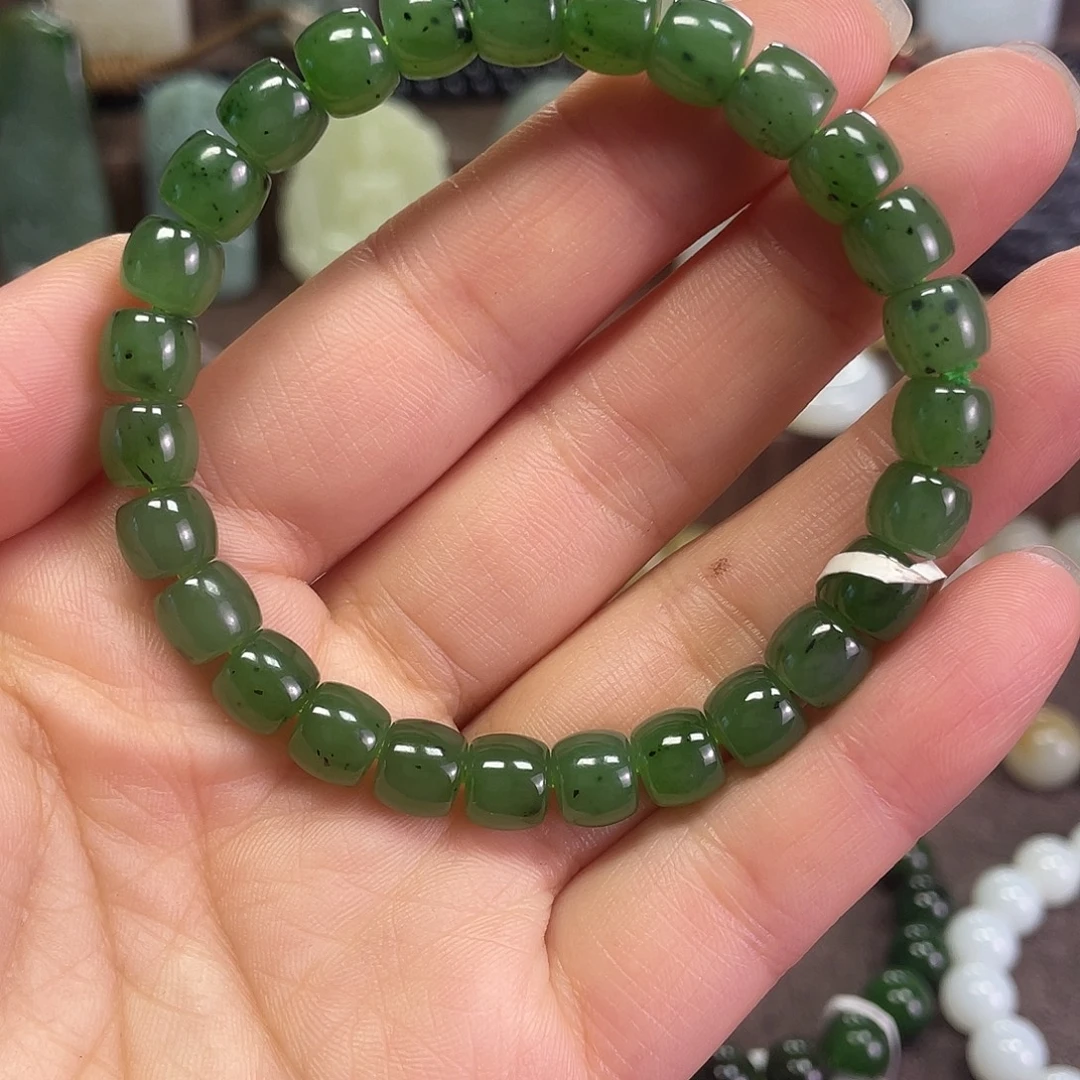 和田玉未镶嵌手链