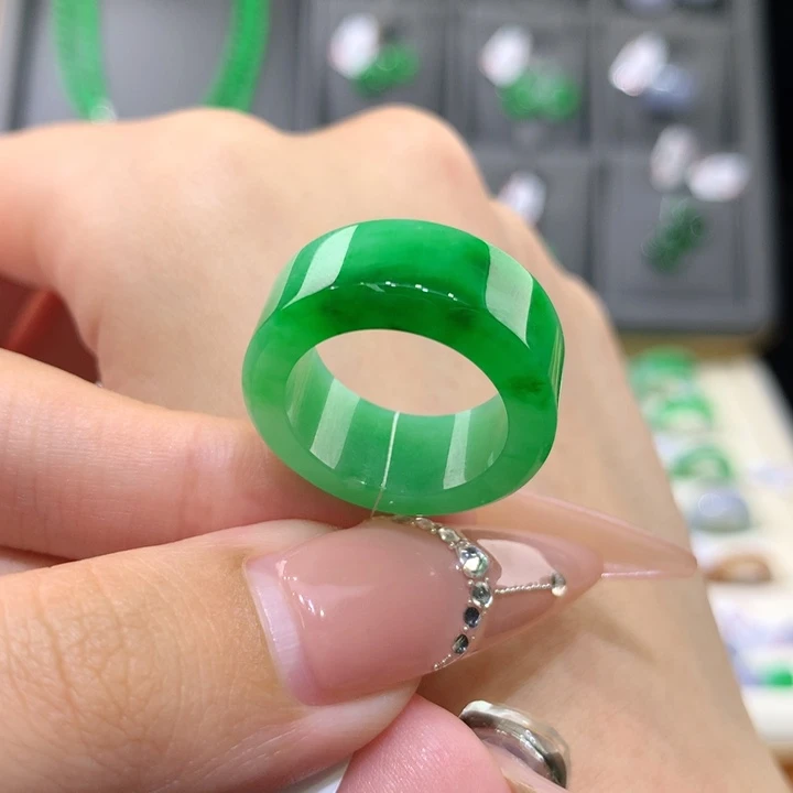 未镶嵌戒指翡翠10-11