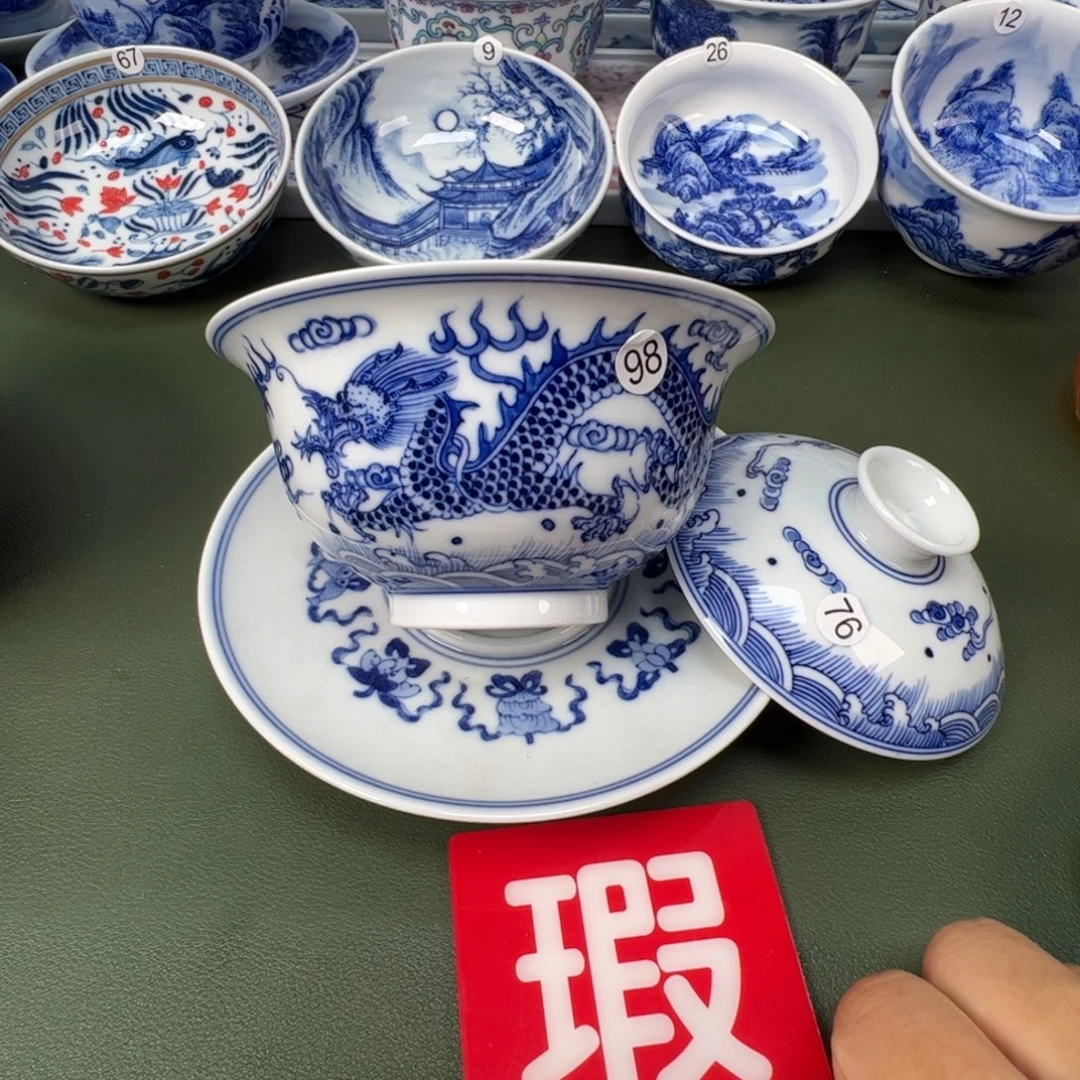景德镇纯手工纯手绘茶具木木76