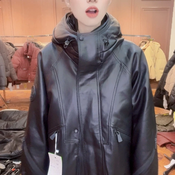 90……125斤皮羽绒服