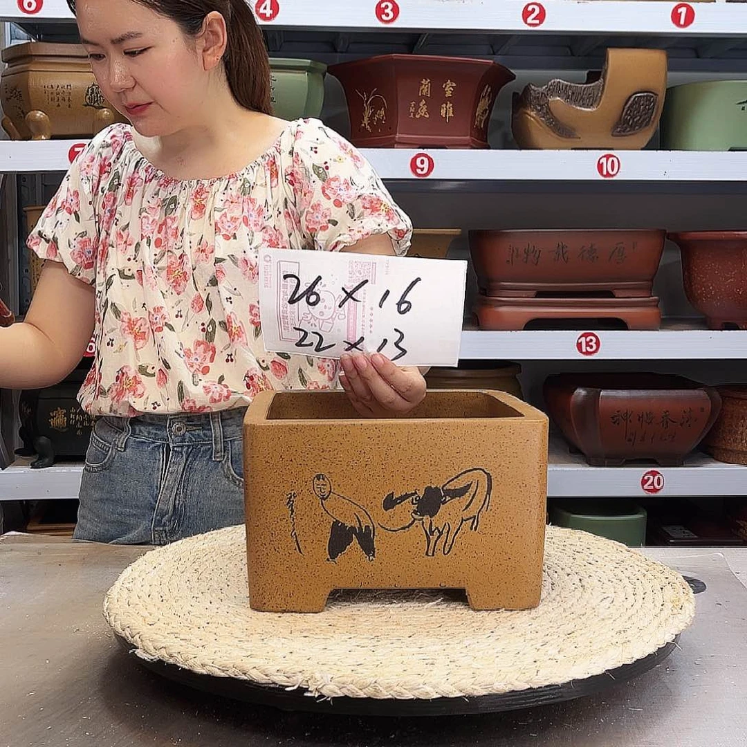 紫砂花盆紫砂花盆