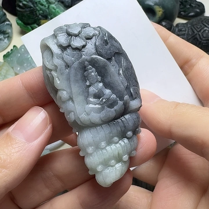 定制翡翠未镶嵌毛货