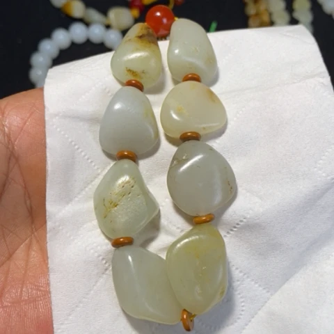 和田玉（糖玉）未镶嵌手链