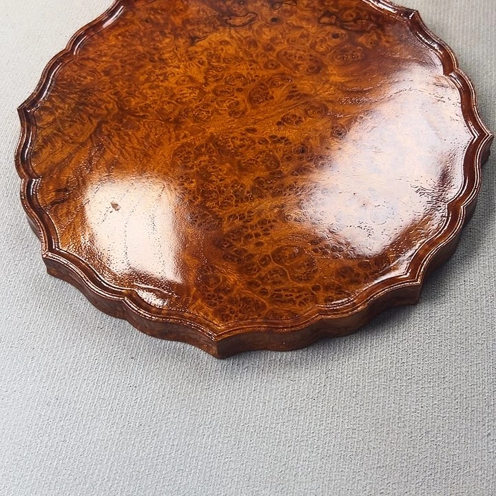 木质用****1缅甸花梨木盘子一个