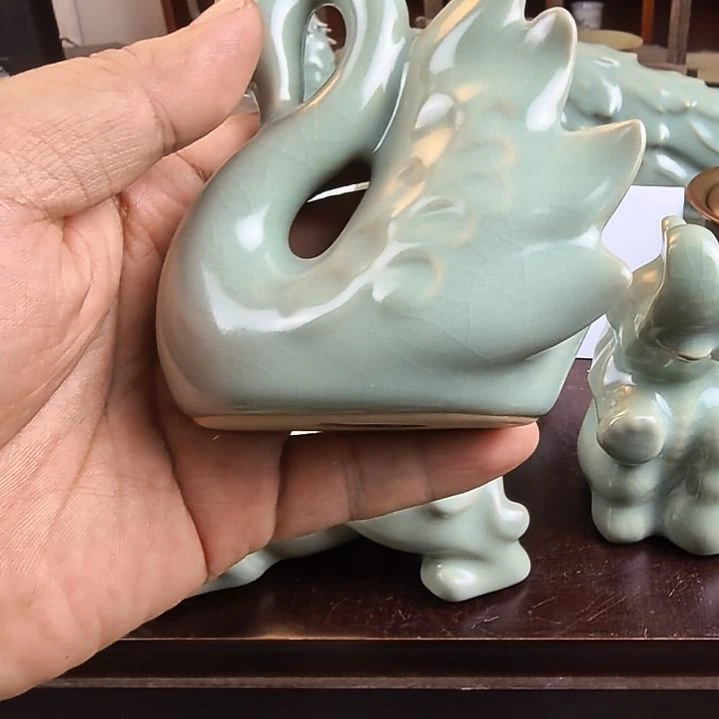 丙***呀汝州原产地原矿仿古天鹅茶宠