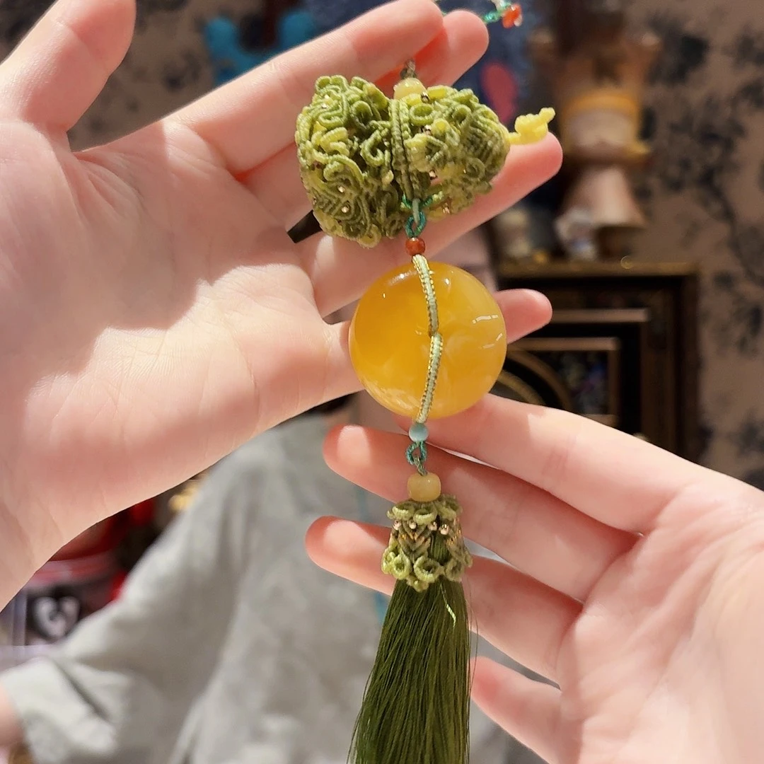 蜜蜡未镶嵌颈饰挂件