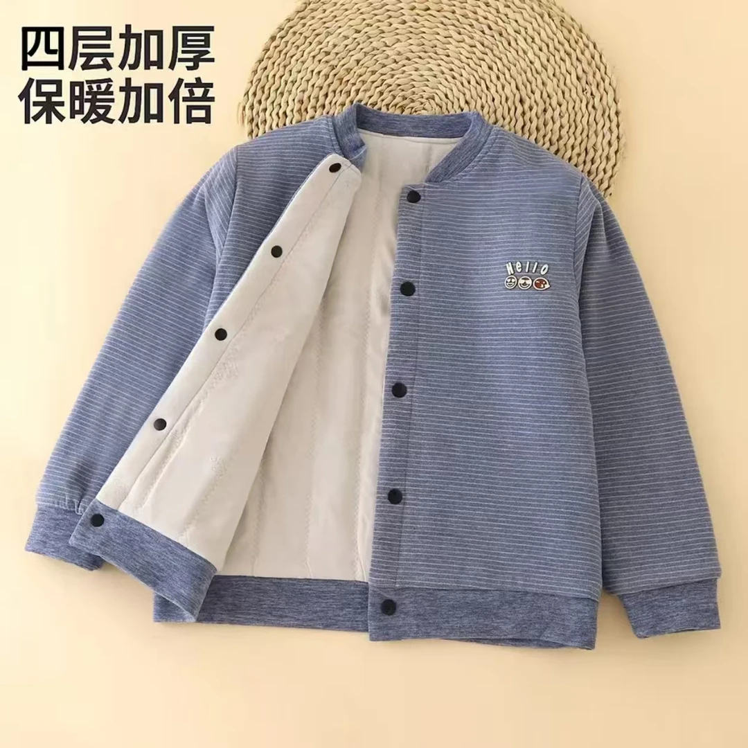 校服神器冬季内搭儿童棉服外套内胆男童棉衣中大童秋冬初中生保暖