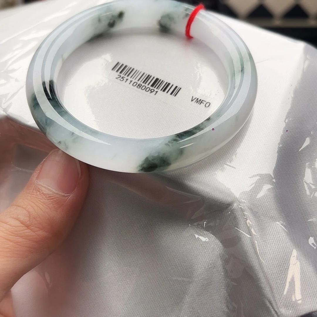 翡翠未镶嵌手镯555657 96