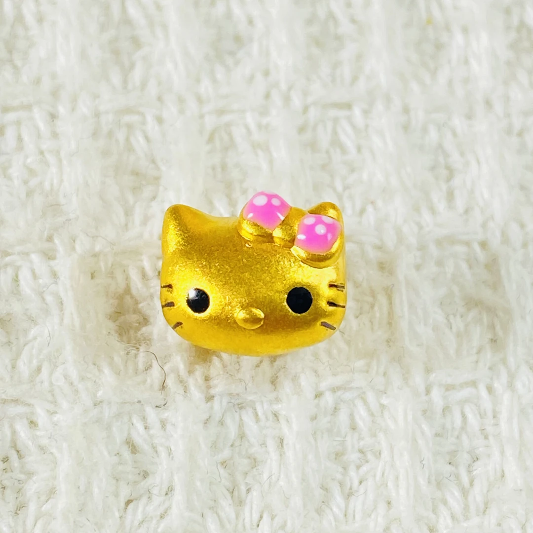 足金999 非遗珐琅HelloKitty猫 0.49