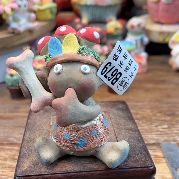 陶摆件小镇青花每日有新品微瑕