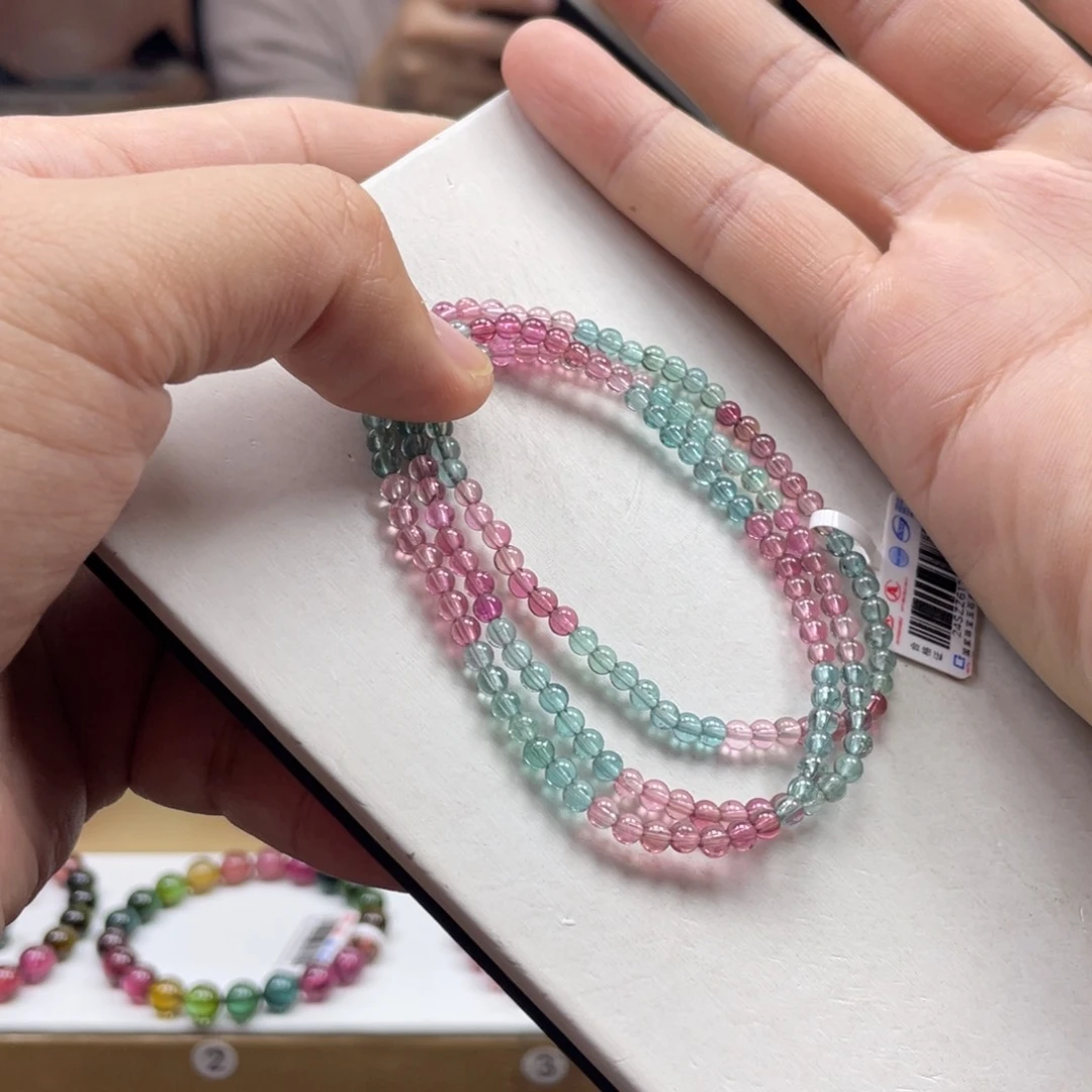 碧玺手串未镶嵌3.5mm.mmmmmmmmm