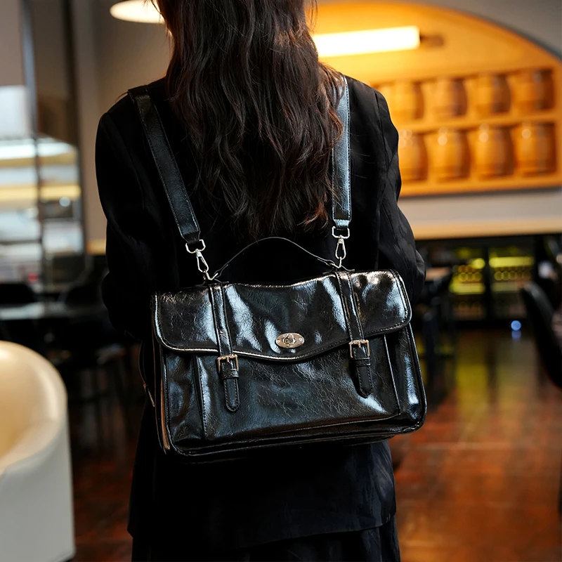 戈兰黛2025新款潮流肩包单肩时尚包大容量双肩手提包复古2005