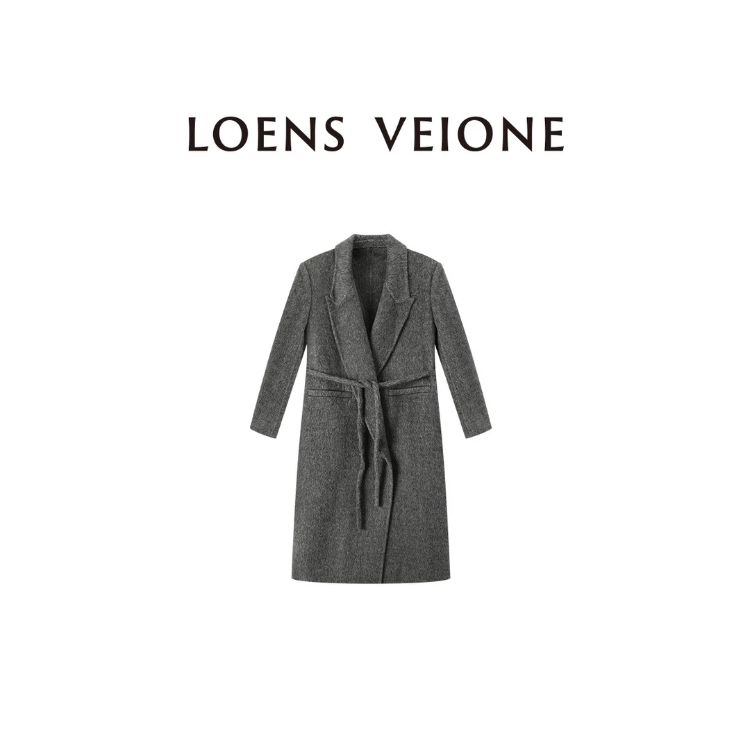 LOENS VEIONE/罗拉【鲲之梦境】牦牛绒+桑蚕丝+羊毛大衣24CVDK0021Y