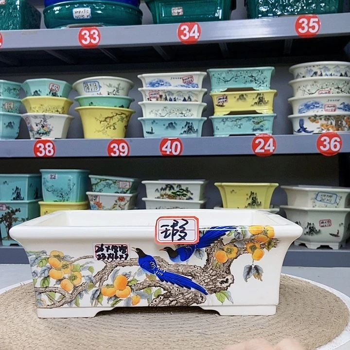 紫砂花瓶紫砂花盆