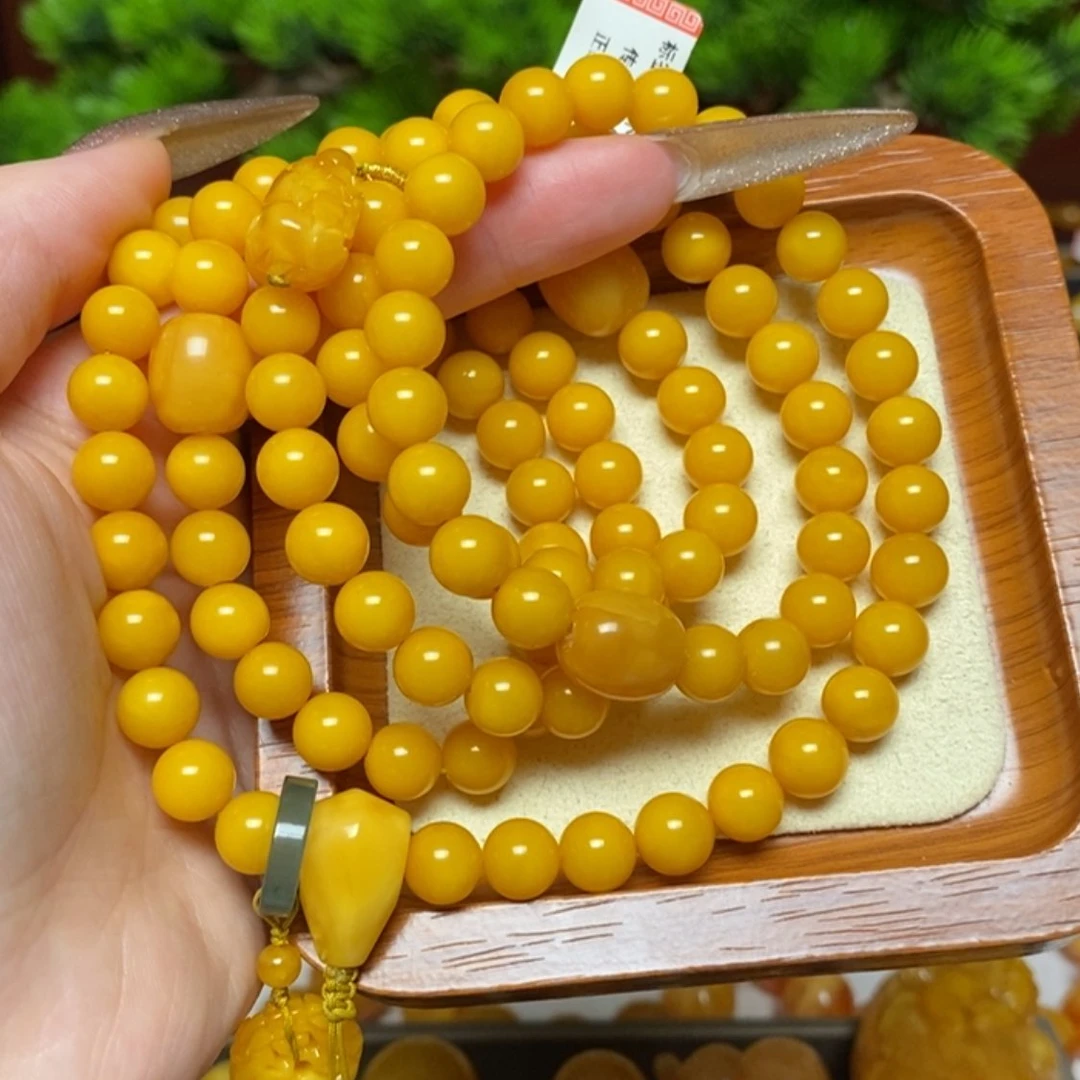 【闪购商品】未镶嵌蜜蜡手链手串