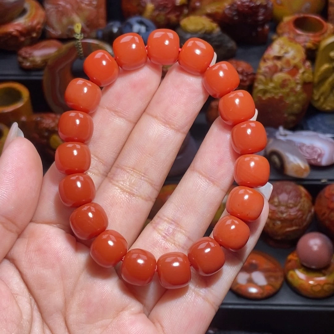 小***学玛瑙/玉髓未镶嵌手串