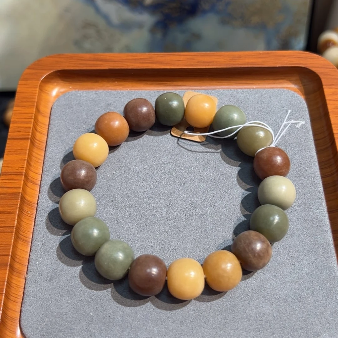 吊坠菩提根/象牙果龙井春茶卡14微瑕