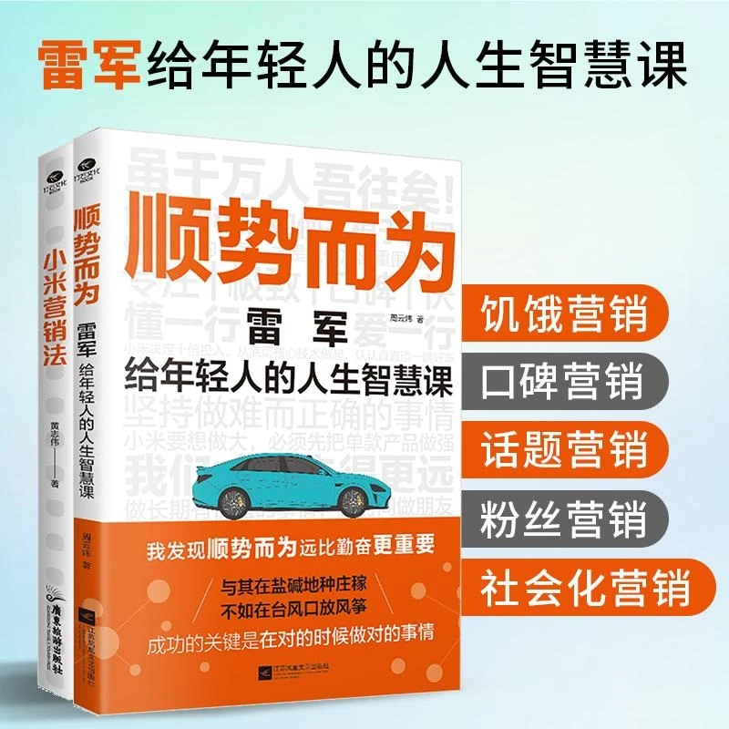 顺势而为：雷军给年轻人的人生智慧课 小米营销法 销售销冠成功书