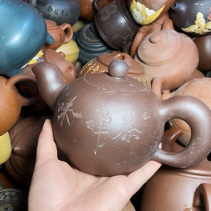全手工制作宜兴紫砂茶壶