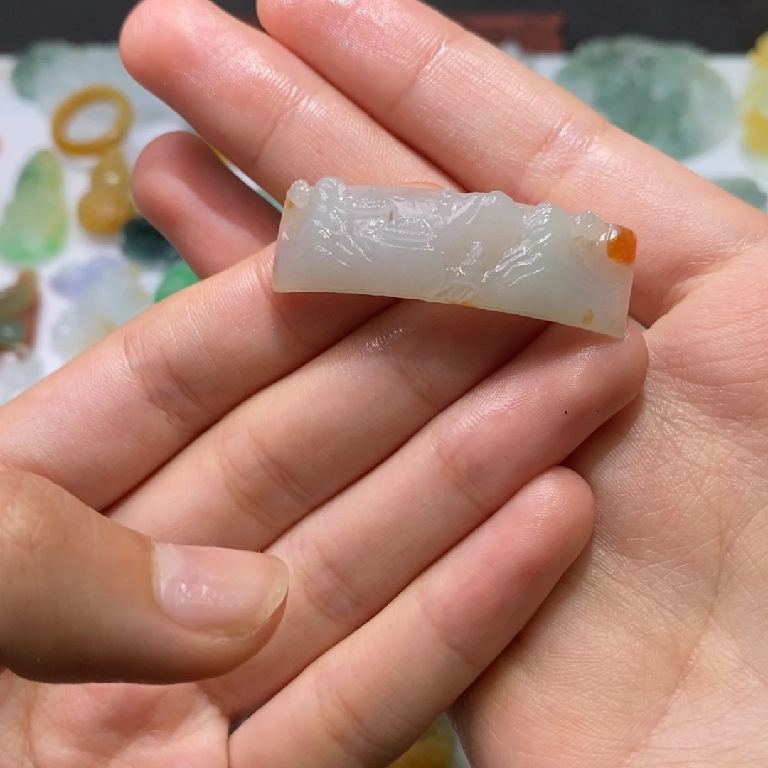 定制翡翠未镶嵌手牌
