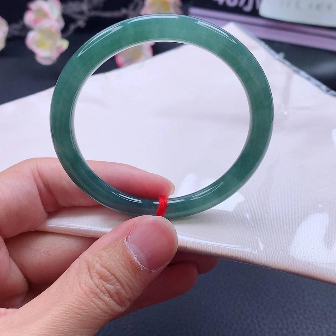 翡翠未镶嵌手镯手镯54