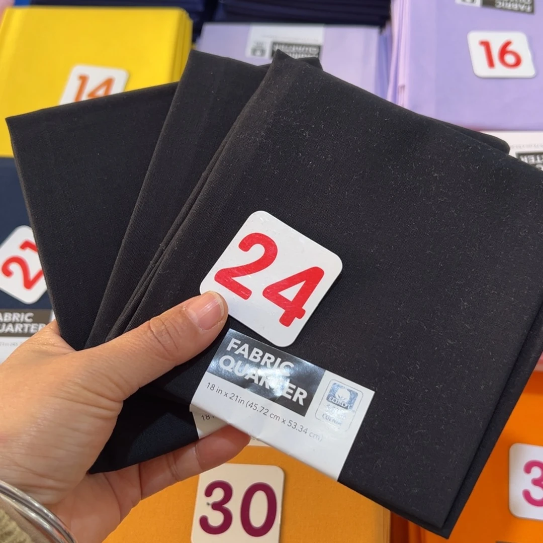 棉3片纯棉品牌小布块45.50厘米一片黑色