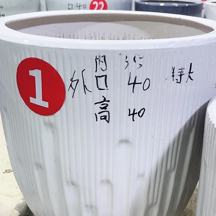 陶瓷花盆特大号一个