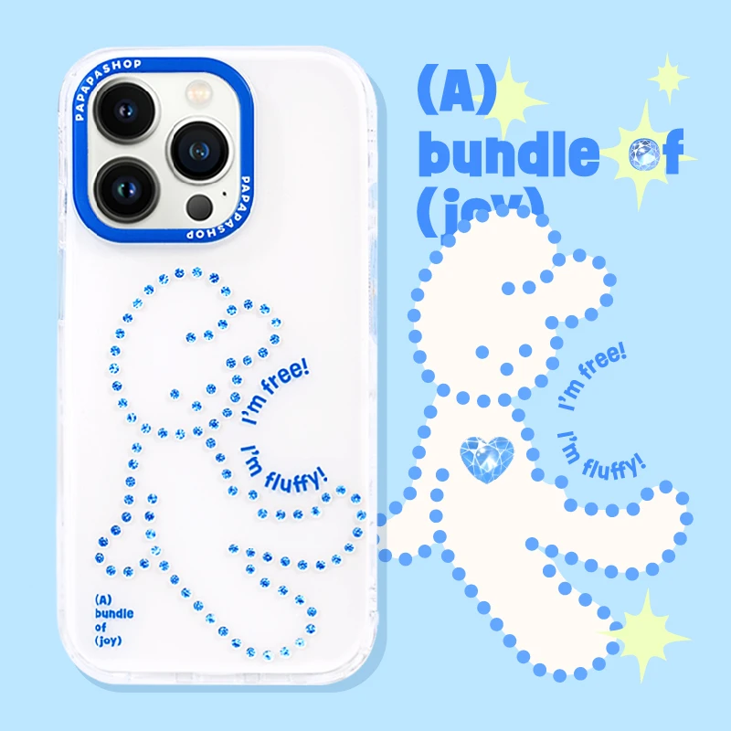 PaPaPa制造局 钻石小兔叽闪钻原创小众可爱少女心适用于苹果16pro