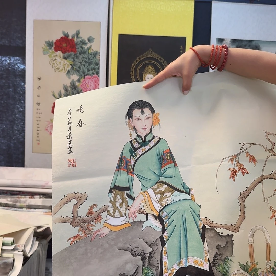 纯手绘国画作品作品
