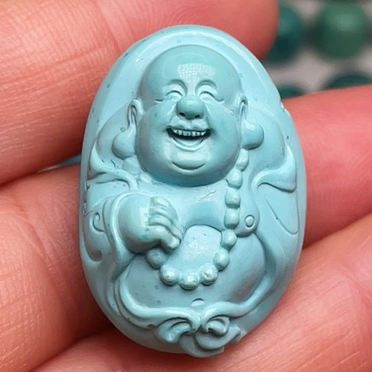 绿松石未镶嵌吊坠(不含链)