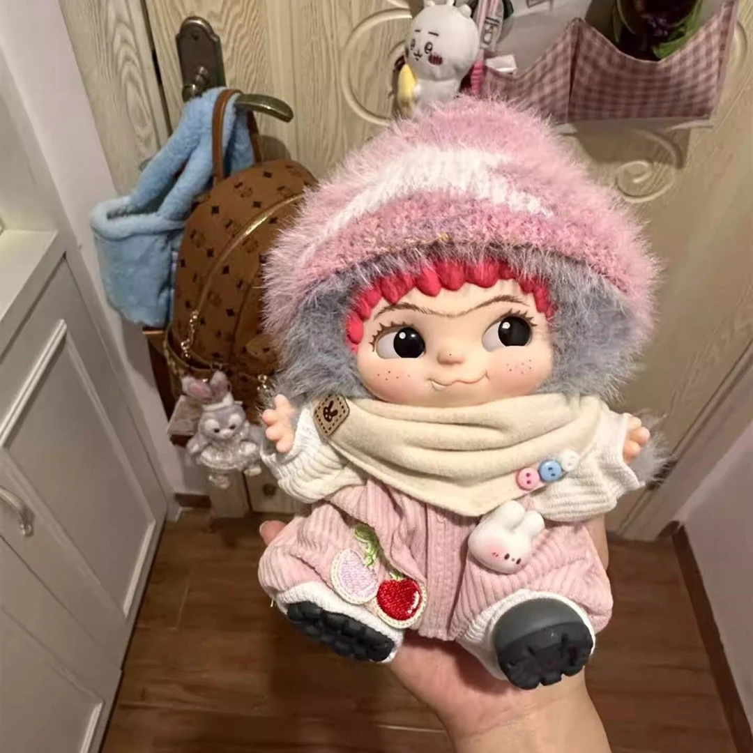 wakuku娃衣20cm哇库库潮趣派对围兜衣服棉花娃娃盲盒毛绒玩偶服饰